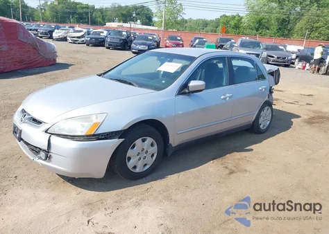2003 Honda Accord 2.4 Lx из США, поврежденный, VIN 1HGCM56393A042425